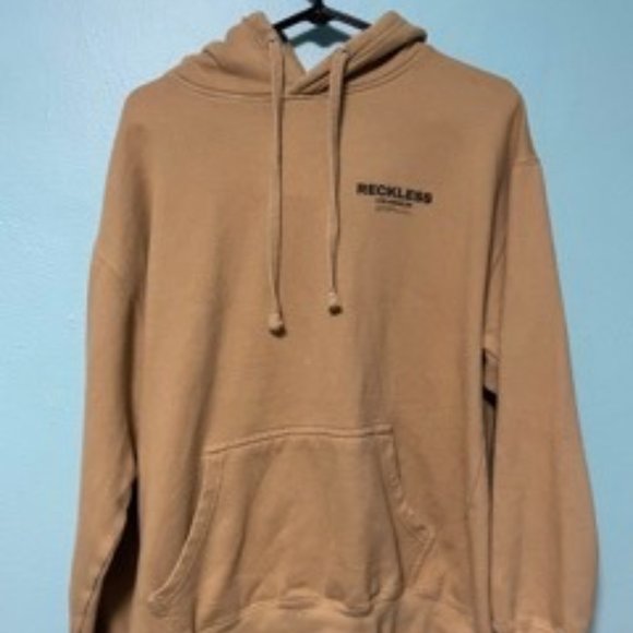 Tan Reckless Hoodie - Picture 1 of 3